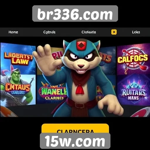 Jogos populares disponíveis no br336.com são destacados